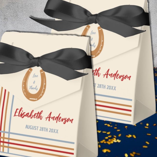 Rustic Western Horseshoe Baby Shower Presentaskar (Skapare uppladdad)