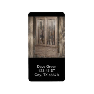 Rustic Western Land-brandarmsgregat, gungor Adressetikett