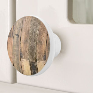 Rustic Western Land Farmhouse Brown Barn Wood Knopp
