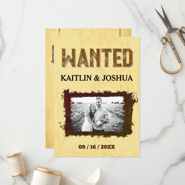 Rustic Westerna Bröllop 🤠 Land Charm Bröllop Program (Fram/Back In Situ)