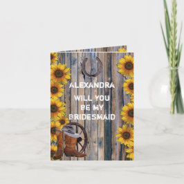 Rustic westerna land kommer du att bli min brud inbjudan