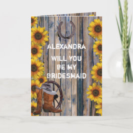 Rustic westerna land kommer du att bli min brud inbjudan