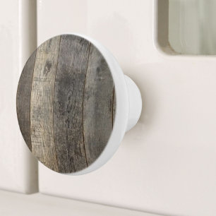 Rustic Westernare Land Farmhouse Grått Barn Wood Knopp