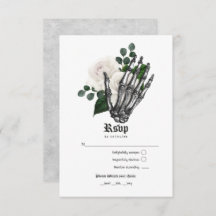 Rustic White Blommigt Gothic Bröllop