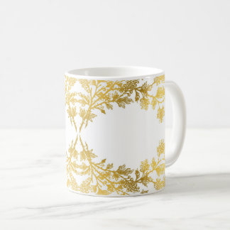Rustic White Guld-samlingen - kaffe Mugg
