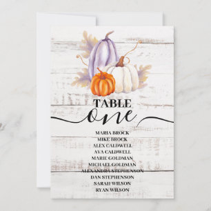 Rustic White Wood Watercolor Pumpkin Solros I Inbjudningar