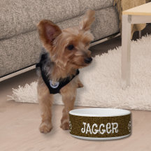 Rustic Wicker Basket Weave Pets Namn Hund