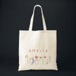 Rustic WildblomBridesmaid Namn Tygkasse<br><div class="desc">Namn Tote Bag Personlig tote bags är perfekt för dig själv,  eller som gåva! Detta är också perfektens gåva eller frieri gåva.</div>