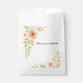 Rustic Wildblombröllop Favor Bag