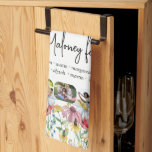 Rustic Wildblomma 5 Photo Family Namn First Namn Kökshandduk<br><div class="desc">Rustic wildblomskhandduksborst med 5 av dina favoritfoton, namn, barn namn eller allas första namn. Utformningen har blommor med vild i land, t.ex. vallmo, daisy, kornblomma, konfekt, klöver och fröhuvud. Bilderna visas i rundade rektangulära former och om du har problem med placeringen kan du prova att beskära bild till vågräts liggande...</div>