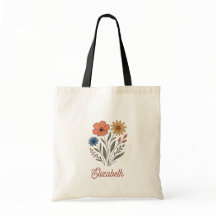 Rustic Wildblomma Bridesmaid Namn Blommigt Modern