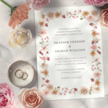 Rustic Wildblomma Bröllop