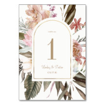 Rustic Wildblomma Guld Arch