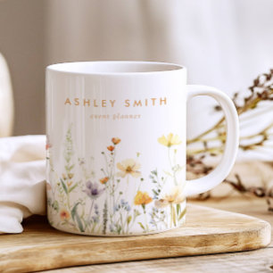 Rustic WildblommBusiness Kaffemugg