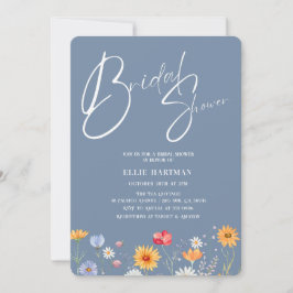 Rustic WildblomMöhippa Bash Inbjudningar