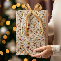 Rustic Wildblommor - Blommönstret Boho Fall