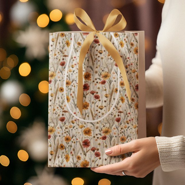 Rustic Wildblommor - Blommönstret Boho Fall (Skapare uppladdad)