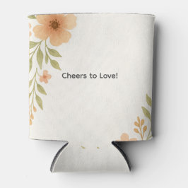 Rustic Wildbloms Bröllop can Coolers