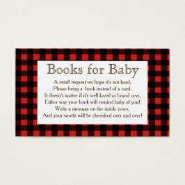 Rustic Wilderness & Animals Buffalo Check Pached Visitkort