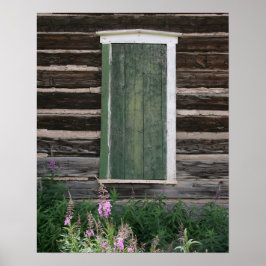 Rustic Window 16 x 20 Poster