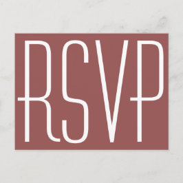 Rustic Wine och vit RSVP Inbjudan Vykort