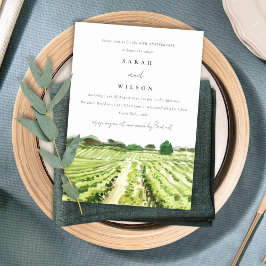 Rustic Winery Vineyard i år Inbjudan