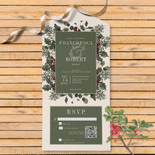 Rustic Winter Berries & Gräs Cream QR-kod