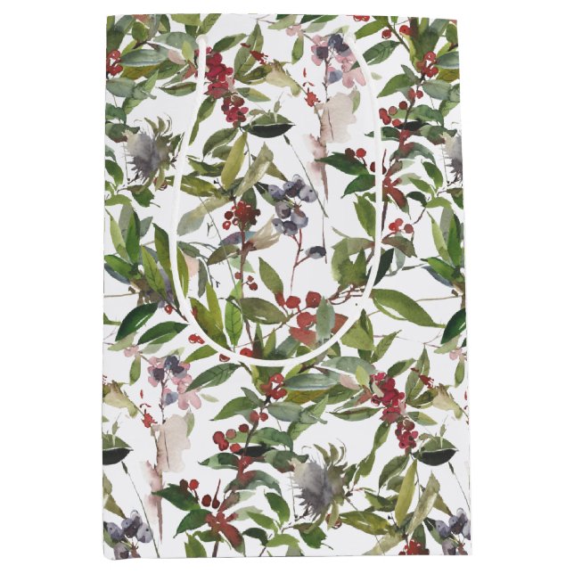 Rustic Winter Berries Helgdag jul (Framsidan)