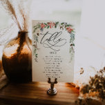 Rustic Winter Blommigt | Sätskort för Bröllop Bord Bordsnummer<br><div class="desc">Bord-kort förbättrar utseendet på din matta och sätter den avslutande beröringen på din speciella dag. Skriv ut personlig på namn eller siffror på borden. Utskrift på dubbla ingår i pris. Lägg till anpassningsbarnas ordalydelse i den här designen genom att använda rutorna "Redigera den här designmallen" på objektets höger eller klicka...</div>