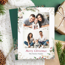 Rustic Winter Botanical Blommigt 2 Foton jul