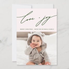 Rustic Winter Botanical med Photo Helgdag  Inbjudningar