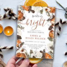 Rustic Winter Citrus & Gräs Julfest