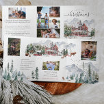 Rustic Winter Farmhouse | 8 Fotojul<br><div class="desc">Skicka ett unikt nyhetsbrev till familjen och dina vänner stil helgdag med dina favoritfoton från familjen. Lägg bara till dina uppgifter om den här mallen som är enkel att använda för att göra den till ett jullkort av ett slag. Lägg till anpassningsbarnas ordalydelse till den här designen genom att använda...</div>