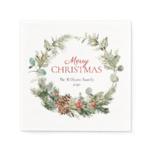 Rustic Winter Gräs Berry Wandan God jul