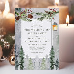 Rustic Winter Gräs Träd Botaniskt Lantern Bröllop Inbjudningar<br><div class="desc">Rustic Winter Gräs Träd Botanical Lantern Wedding bjudande. Vackra vinterbröllopsinbjudningar i elegant med snowylternor med rustiskt botaniskt gräs grenar och gräs träd . Den här anpassningsbarna är en modern bröllop-design som lätt kan vara personlig med dina egna bröllop-detaljer.</div>