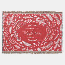 Rustic Winter Monogram Filt