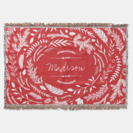 Rustic Winter Monogram Filt