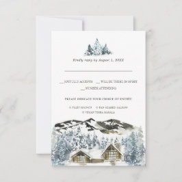 Rustic Winter Mountain OSA w/Meal Choice