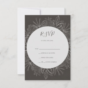Rustic Winter OSA kort av kol