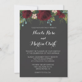 Rustic Winter Wedding Inbjudan