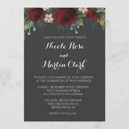 Rustic Winter Wedding Inbjudan