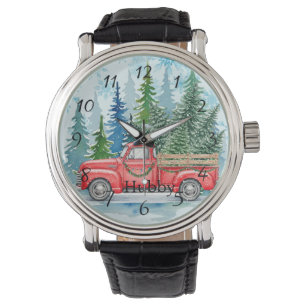 Rustic Winter Wedding Lastbil Hubby Armbandsur