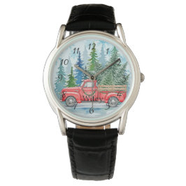 Rustic Winter Wedding Lastbil Wifey favör Armbandsur