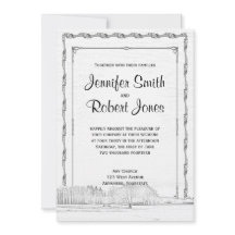 Rustic Winter Wonderland Wedding bjudande