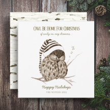 Rustic Winter Woodland | Uggla-jullkort