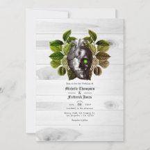 Rustic Witch Woodland Halloween Bröllop