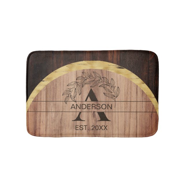 Rustic Wood Badrumsmatta (Framsidan)