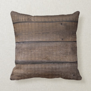 Rustic Wood Barn Modern bonde Kudde