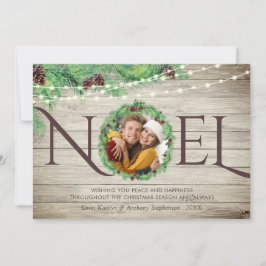 Rustic Wood botanical Gräs WANSEEL 1 Foto Julkort