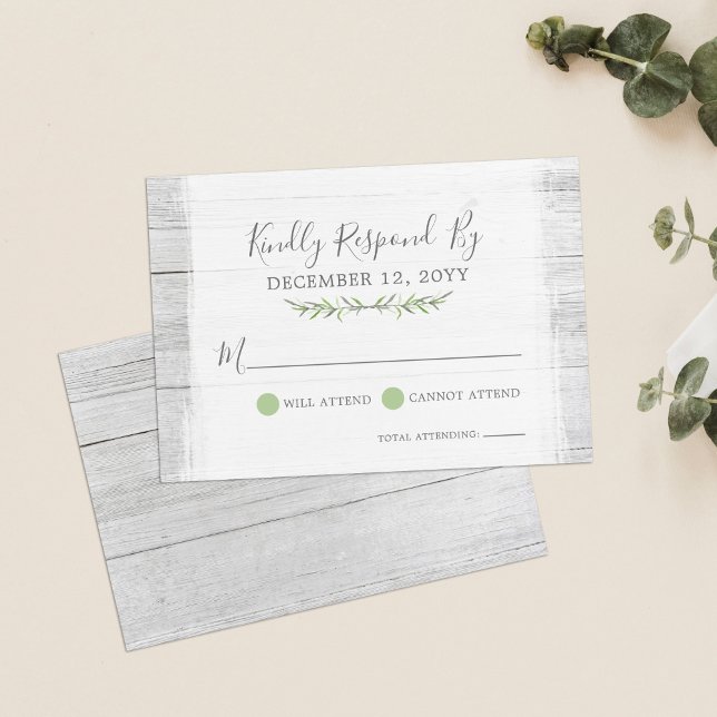 Rustic Wood Botanical Löv Wedding OSA (Skapare uppladdad)
